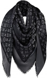 monogram-shine-shawl-black